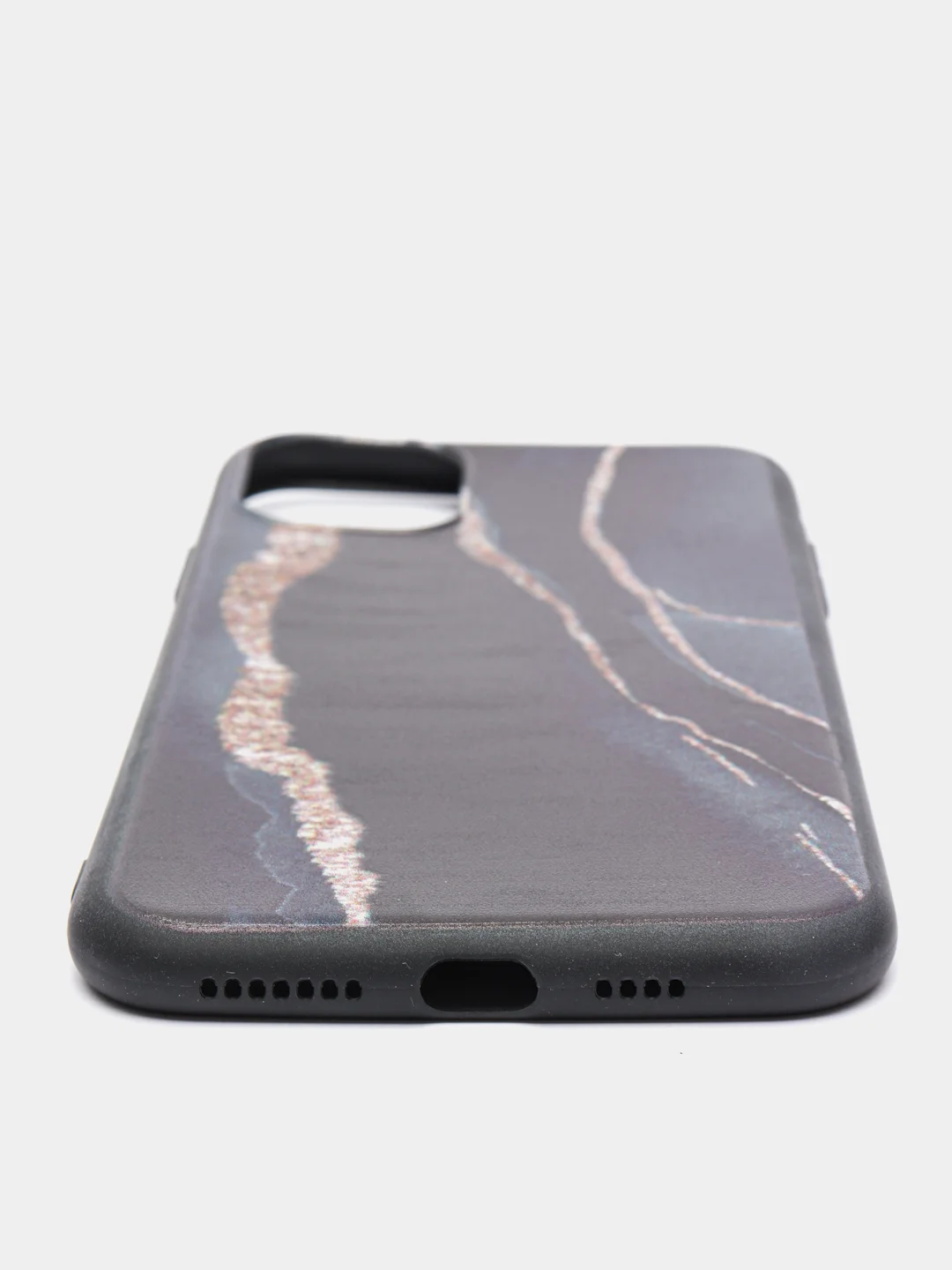 Черный яркий чехол цветные принты картинки iPhone 5S, SE 6 6S 7 8 Plus X XS XR 11 12 Mini Pro Max