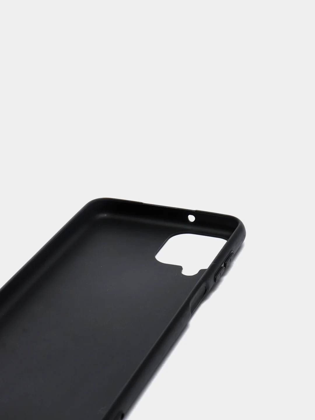 Темно-синий чехол силиконовый на Samsung Galaxy A12, М12
