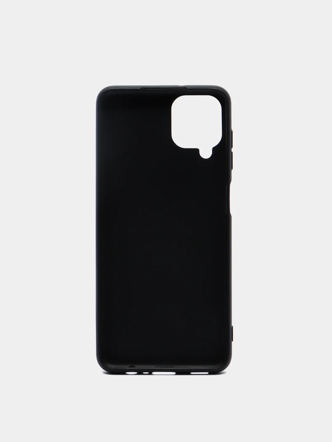 Темно-синий чехол силиконовый на Samsung Galaxy A12, М12