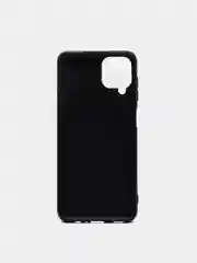 Темно-синий чехол силиконовый на Samsung Galaxy A12, М12