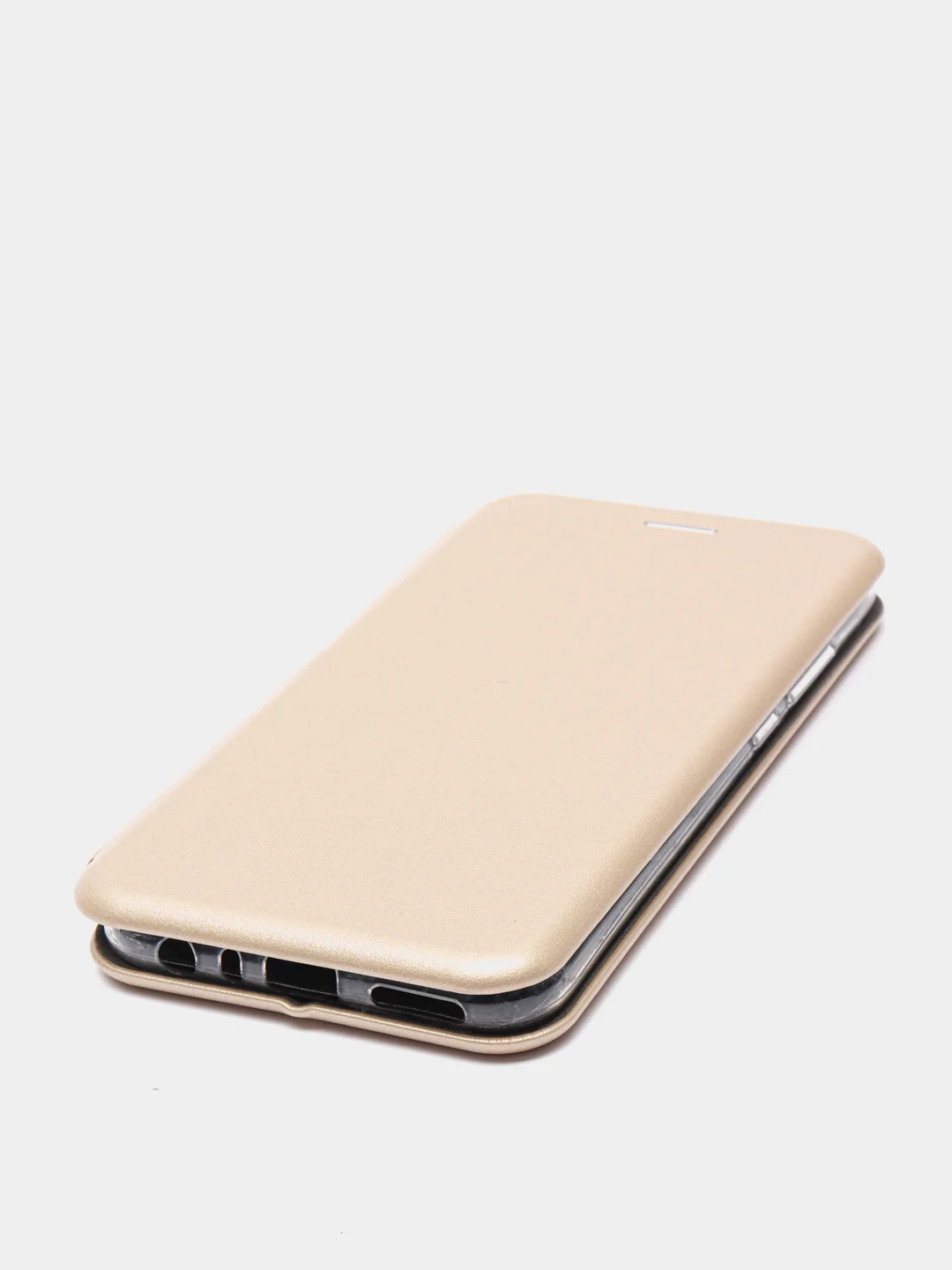 Золотой чехол книжка Xiaomi Redmi Note 8