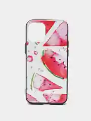 Белый чехол с цветным принтом картинки iPhone 5S/SE/6/6S/7/8/Plus/X/XS/XR/11/12/Mini/Pro/Max