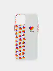 Бежевый чехол накладка с рисунком принтом картинкой авокадо тик ток лайки для iphone 12 pro 7+/8