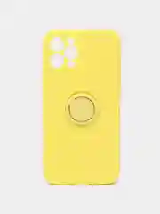 Желтый чехол с кольцом для iPhone 12 Pro, 12, 12 mini, 11, XR