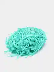 Бирюзовый пергаментная стружка наполнитель 4 мм "Запакуй"  для подарков и подарочных коробок, 17 цв