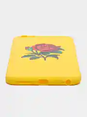 Желтый чехол с розой, чехол для iPhone 6+, 6s+, 7+, 8+, X, XS, XS max