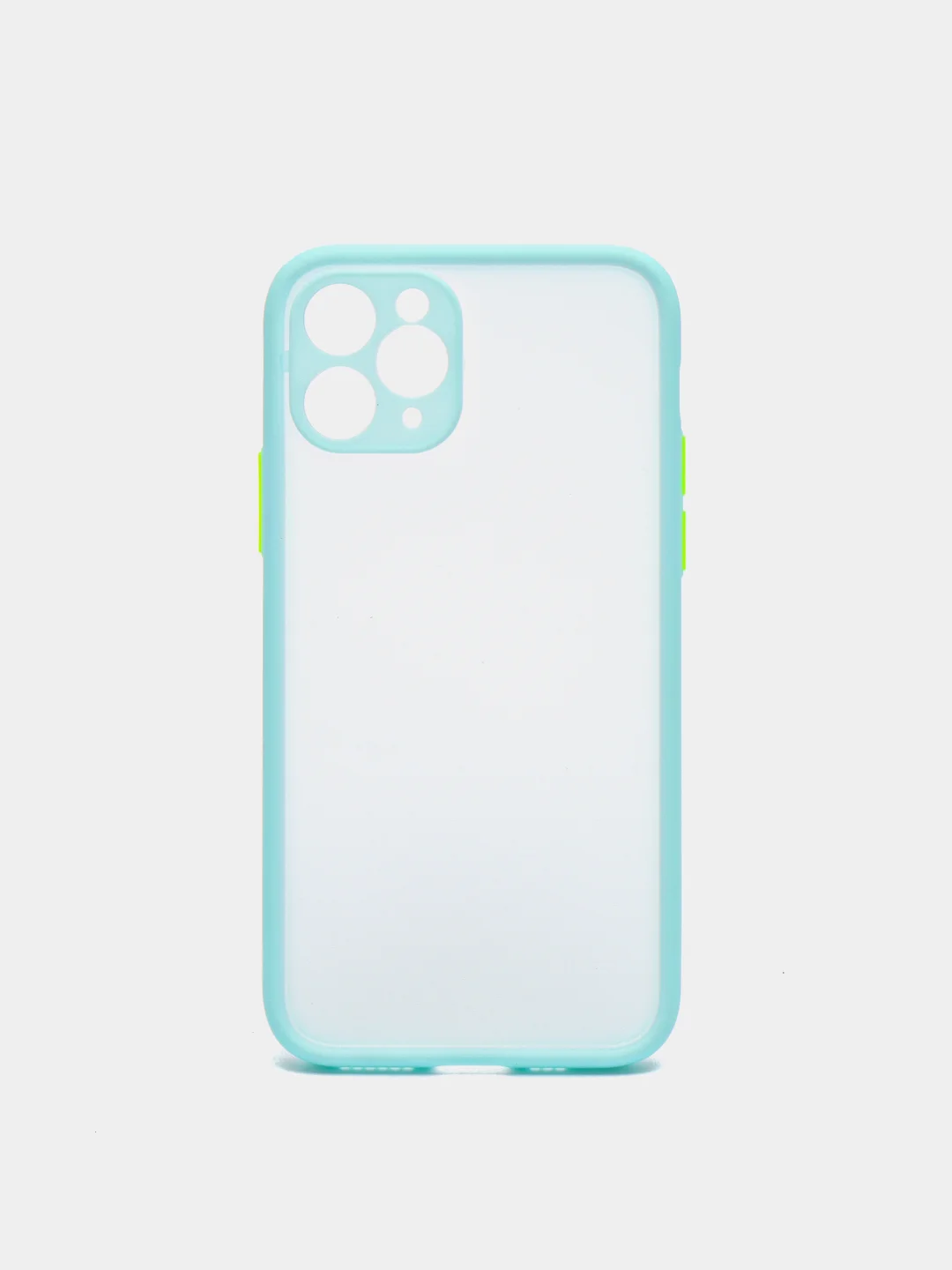 Бирюзовый чехол защитный матовый, жесткий, для iPhone Айфон XS Max / 11 / 11 Pro / 11 Pro Max / 12
