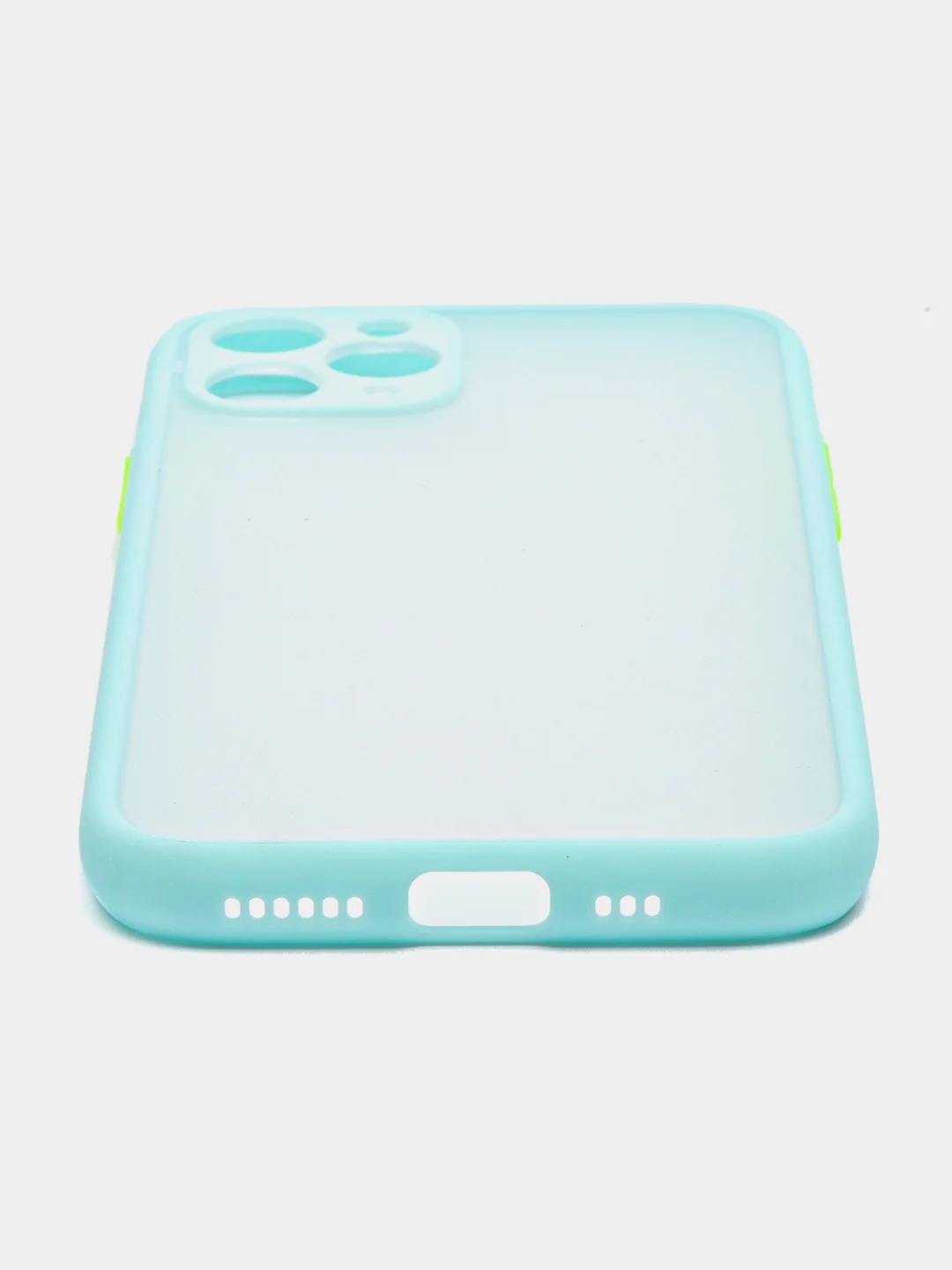 Бирюзовый чехол защитный матовый, жесткий, для iPhone Айфон XS Max / 11 / 11 Pro / 11 Pro Max / 12