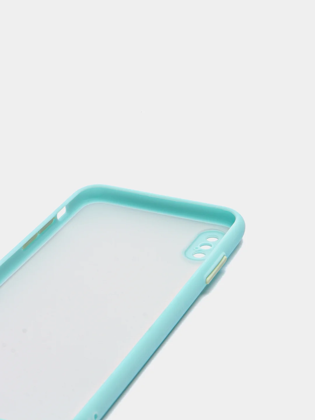 Бирюзовый чехол защитный матовый, жесткий, для iPhone Айфон XS Max / 11 / 11 Pro / 11 Pro Max / 12