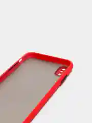 Красный чехол защитный матовый, жесткий, для iPhone Айфон XS Max / 11 / 11 Pro / 11 Pro Max / 12