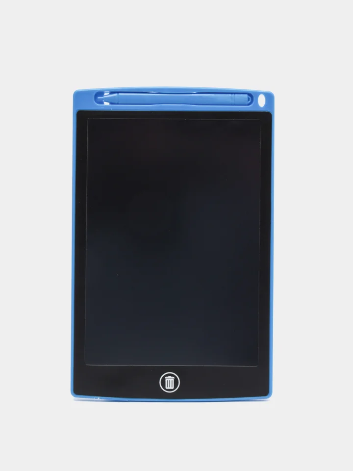 Синий планшет графический для рисования LCD со стилусом