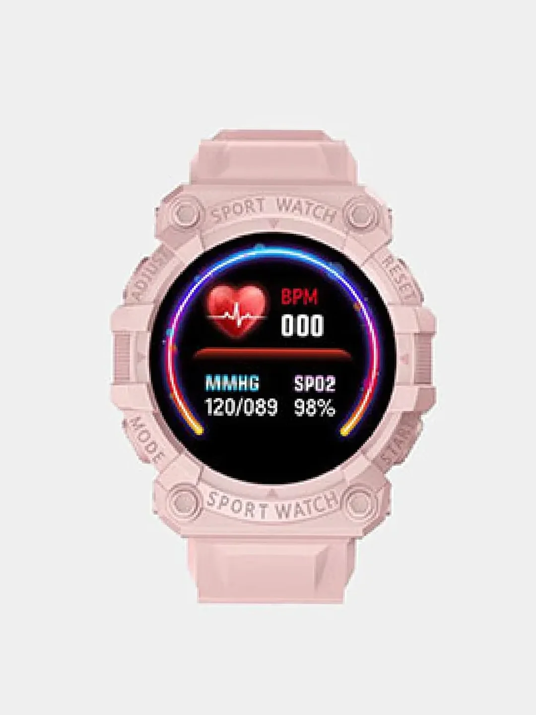 Розовый умные смарт часы Smart Watch Seiko, фитнес-трекер, спортивный фитнес браслет
