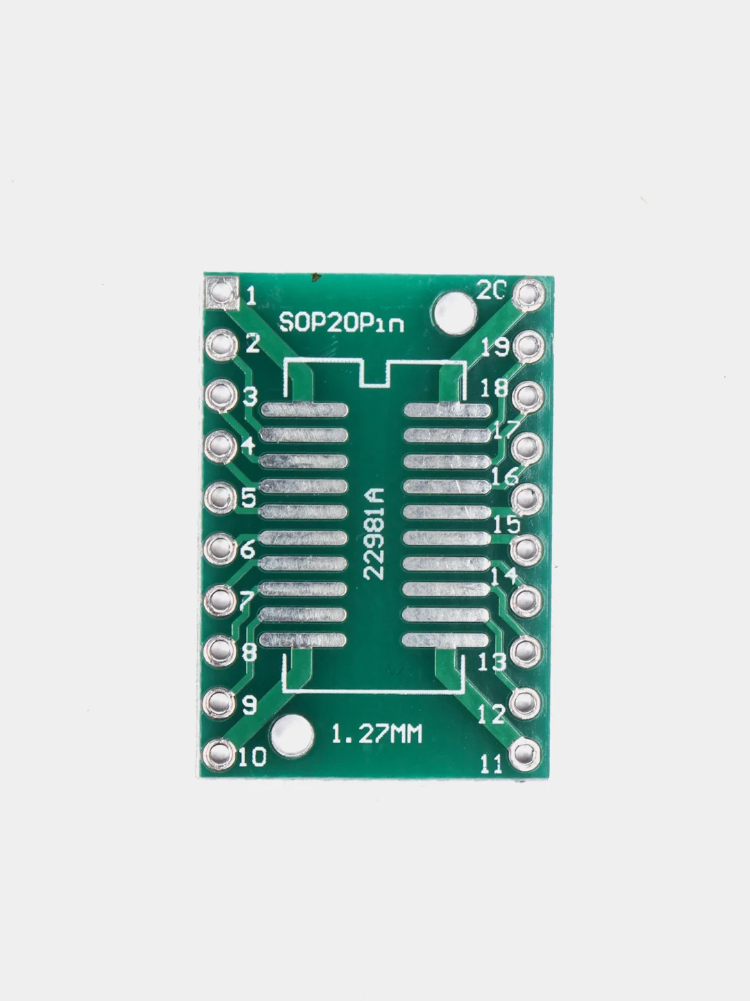 6 штук SOIC-20 / SSOP-20 Плата макетная Переходник SOIC/SSOP на DIP