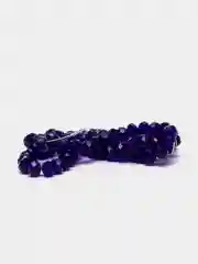 Индиго бусины стеклянные, бусины с гранями, 6мм