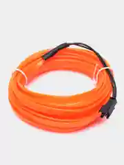 Оранжевый неоновая лента для авто EL wire 3m