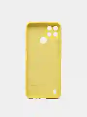 Желтый чехол Silicone Cover для REALME C21Y, силиконовый