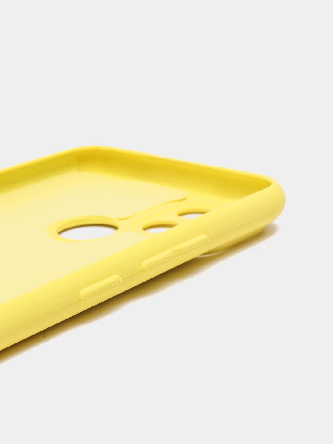 Желтый чехол Silicone Cover для REALME C21Y, силиконовый