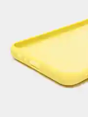 Желтый чехол Silicone Cover для REALME C21Y, силиконовый