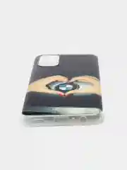 Темно-синий чехол Samsung Galaxy A03s силиконовый с рисунком (Самсунг Галакси А03с)