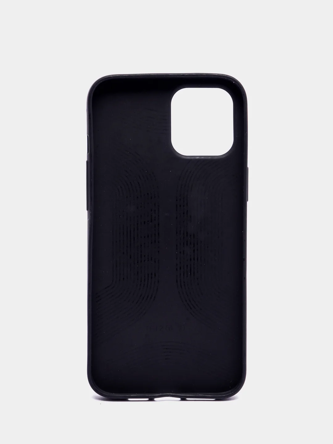 Черный чехол IPhone 11 / 11ProMax / 12 / 12ProMax / X / XS / XS Max силиконовый, имитация кожи