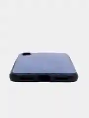 Синий чехол IPhone 11 / 11ProMax / 12 / 12ProMax / X / XS / XS Max силиконовый, имитация кожи