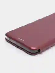 Бордовый чехол книжка для Huawei Honor X8