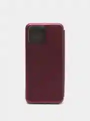 Бордовый чехол книжка для Huawei Honor X8