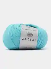 Бирюзовый пряжа Gazzal Wool 115, мериносовая шерсть, 50г/115м