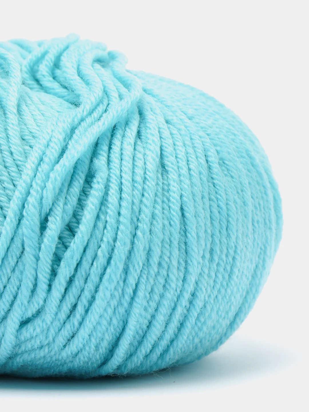 Бирюзовый пряжа Gazzal Wool 115, мериносовая шерсть, 50г/115м