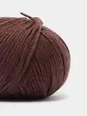 Коричневый пряжа Gazzal Wool 115, мериносовая шерсть, 50г/115м