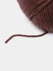 Коричневый пряжа Gazzal Wool 115, мериносовая шерсть, 50г/115м