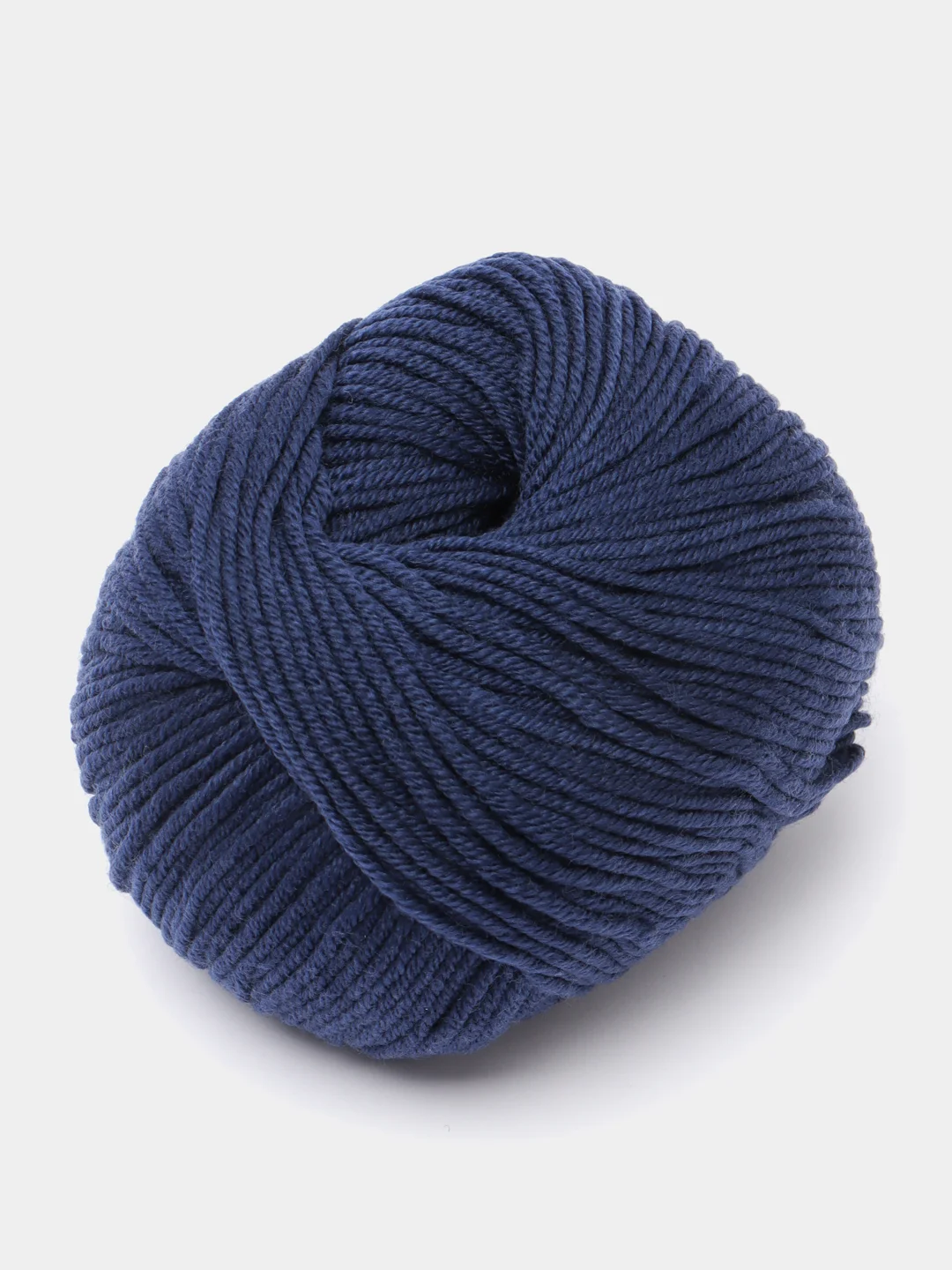 Темно-синий пряжа Gazzal Wool 115, мериносовая шерсть, 50г/115м