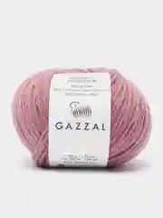 Тёмно-розовый пряжа Gazzal Baby Wool XL, 40% шерсть мериноса, 20% кашемир ПА, 40% акрил, 50 г, 100 м