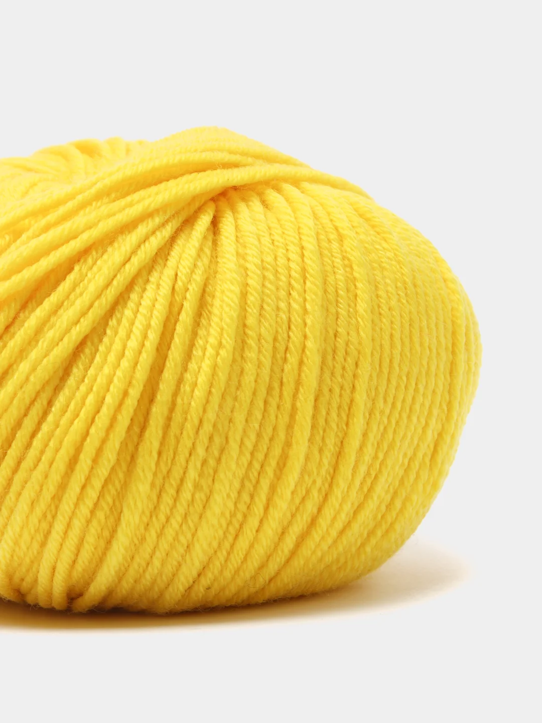 Желтый пряжа Gazzal Wool 115, мериносовая шерсть, 50г/115м
