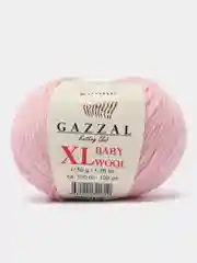 Розовый пряжа Gazzal Baby Wool XL, 40% шерсть мериноса, 20% кашемир ПА, 40% акрил, 50 г, 100 м