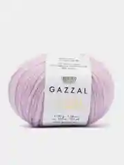 Сиреневый пряжа Gazzal Baby Wool XL, 40% шерсть мериноса, 20% кашемир ПА, 40% акрил, 50 г, 100 м