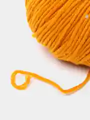 Горчичный пряжа Gazzal Wool 115, мериносовая шерсть, 50г/115м