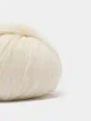 Белый пряжа Gazzal Wool 115, мериносовая шерсть, 50г/115м