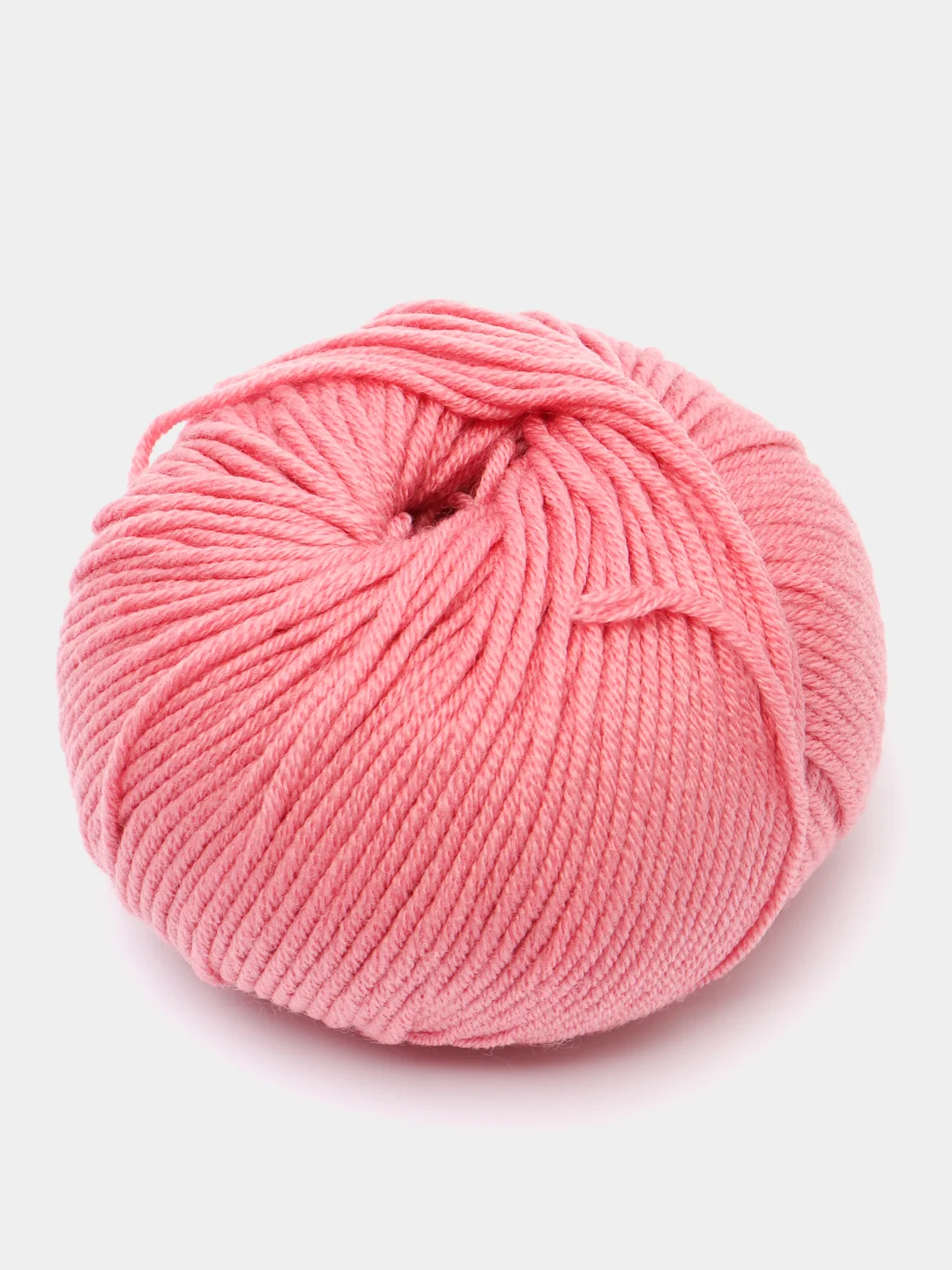 Кораллово-розовый пряжа Gazzal Wool 115, мериносовая шерсть, 50г/115м