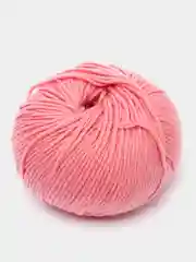 Кораллово-розовый пряжа Gazzal Wool 115, мериносовая шерсть, 50г/115м