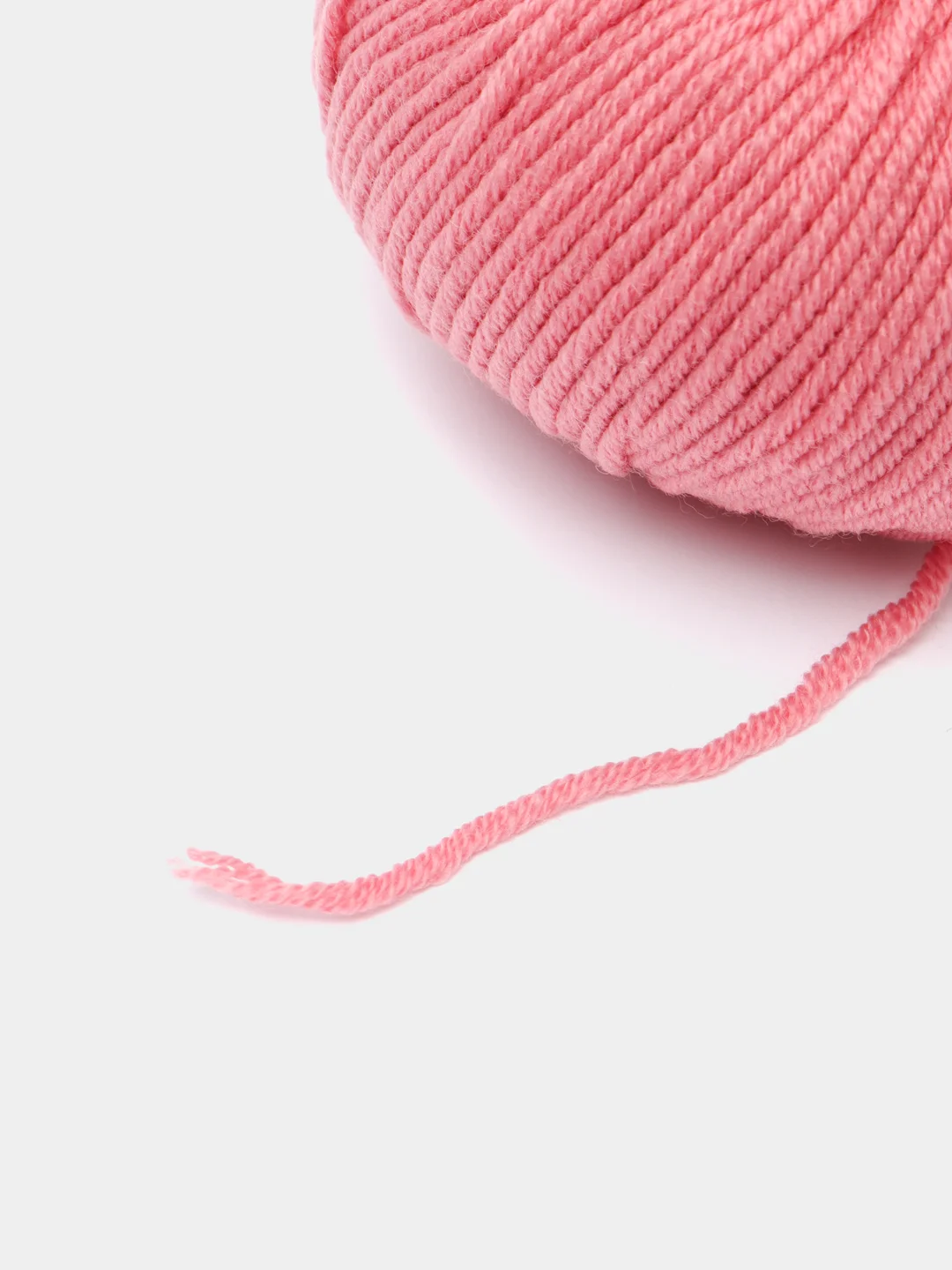 Кораллово-розовый пряжа Gazzal Wool 115, мериносовая шерсть, 50г/115м