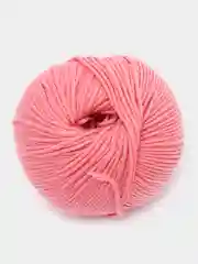 Кораллово-розовый пряжа Gazzal Wool 115, мериносовая шерсть, 50г/115м
