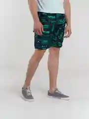 Бирюзовый шорты мужские, пляжные