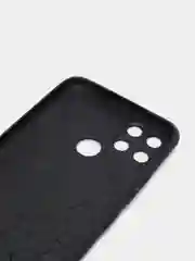 Индиго чехол Realme C21Y, Realme C25Y Реалми С21У / С25У черный, силиконовый, под кожу