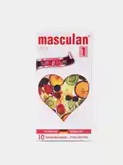 Презервативы Masculan 1 Ultra с ароматом тутти-фрутти, 10 штук