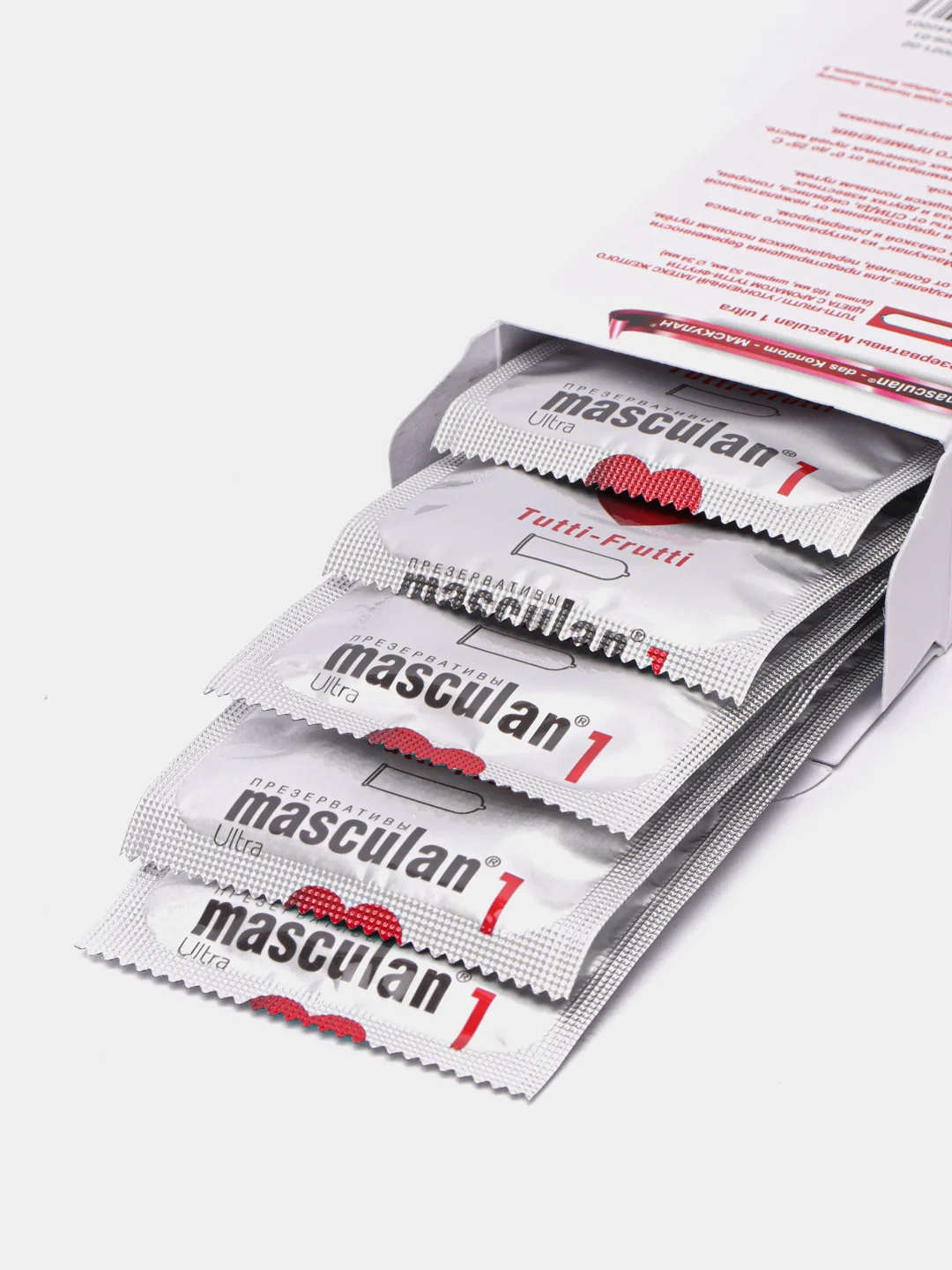 Презервативы Masculan 1 Ultra с ароматом тутти-фрутти, 10 штук