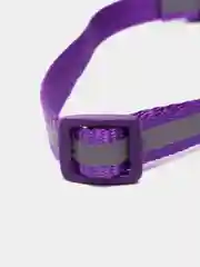 Фиолетовый светоотражающий ошейник для кошек и собак с колокольчиком