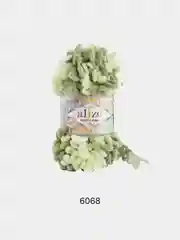 Бронзовый пряжа Alize Puffy fine Color Пуффи Файн Колор петельки