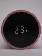 Розовый термос с датчиком температуры, термометром, с LCD-дисплеем, 0,5 л