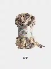 Бордовый пряжа Alize Puffy fine Color Пуффи Файн Колор петельки